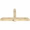 Ekena Millwork Eugene Rough Sawn Timber Gable Bracket, Douglas Fir, 72"W x 39"H x 6"D x 6"F, 13/12 Pitch GBW072X39X0606EUG00RDF - alternate 5